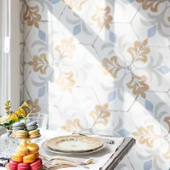 Les Carreaux De Jean  Carrelage Imitation Carreaux de Ciment BOHEMIA 21x25 Lola - Les Carreaux de Jean