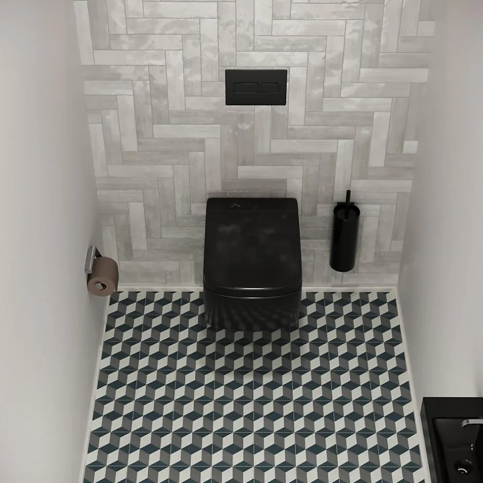 Les Carreaux De Jean Carrelage Imitation Carreaux De Ciment 20x20 LA VILETTE Gustave - Les Carreaux de Jean