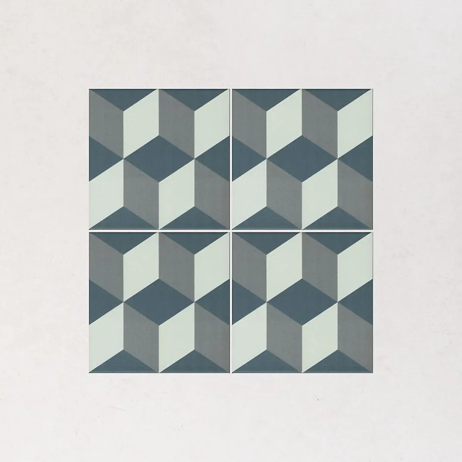 Les Carreaux De Jean Carrelage Imitation Carreaux De Ciment 20x20 LA VILETTE Gustave - Les Carreaux de Jean