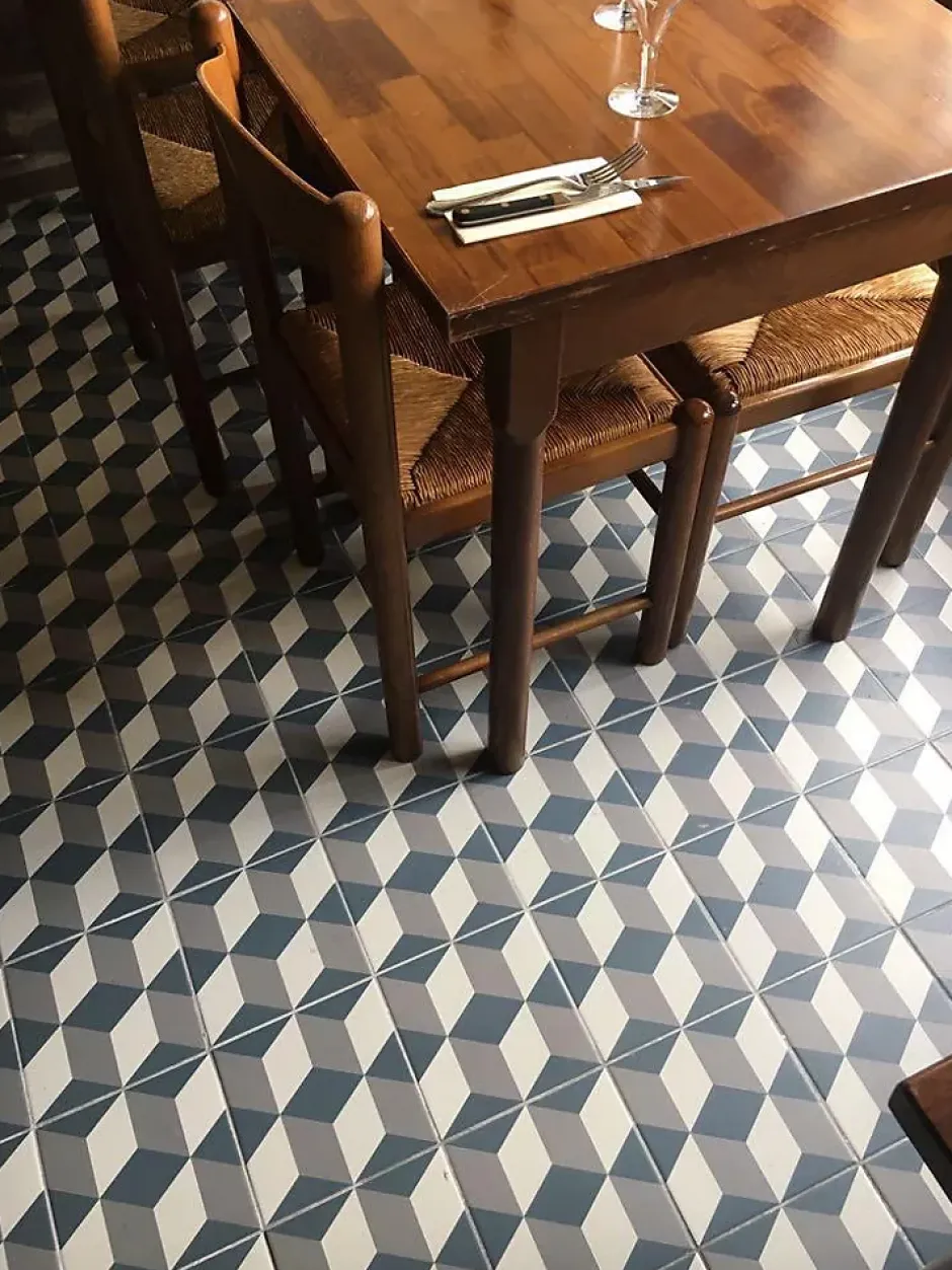 Les Carreaux De Jean Carrelage Imitation Carreaux De Ciment 20x20 LA VILETTE Gustave - Les Carreaux de Jean