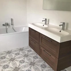 Carrelage Imitation Carreaux de Ciment LA MADELEINE 20x20 Antonet - Les Carreaux de Jean-Les Carreaux De Jean  Hot