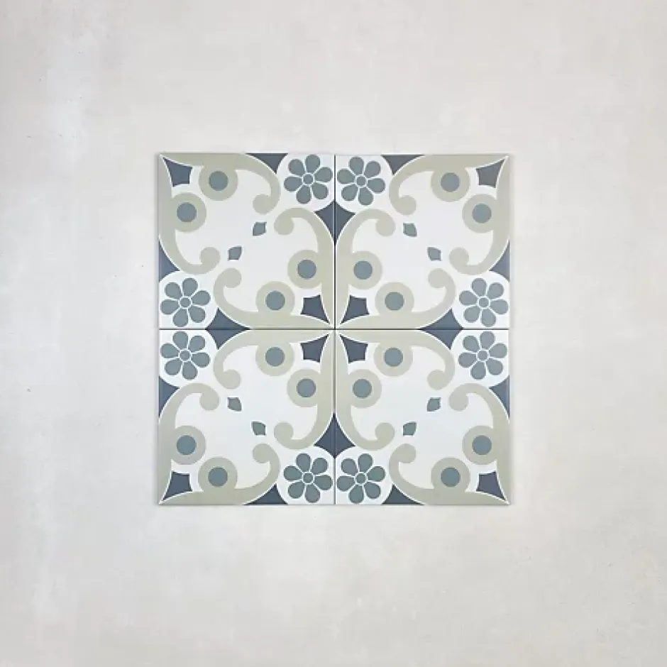 Carrelage Imitation Carreaux de Ciment LA MADELEINE 20x20 Jenette - Les Carreaux de Jean-Les Carreaux De Jean Discount