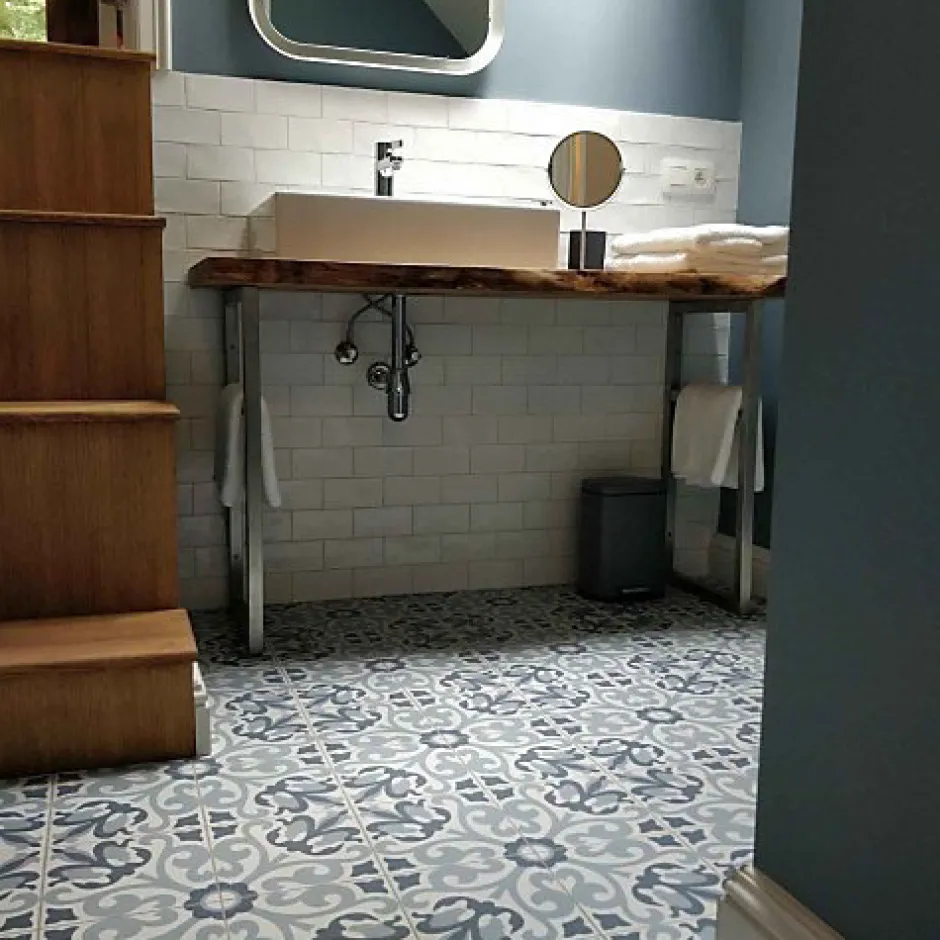 Les Carreaux De Jean Carrelage Imitation Carreaux de Ciment LA MADELEINE 20x20 Fitou - Les Carreaux de Jean