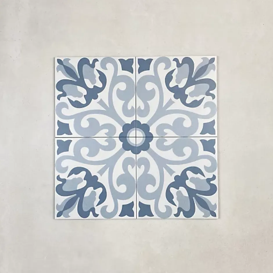 Les Carreaux De Jean Carrelage Imitation Carreaux de Ciment LA MADELEINE 20x20 Fitou - Les Carreaux de Jean