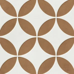 Carrelage Imitation Carreaux De Ciment 22,3x22,3 MAYARI Clay Petals - Les Carreaux de Jean-Les Carreaux De Jean  Clearance