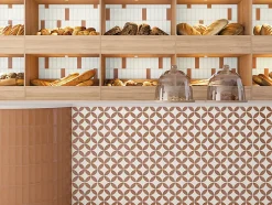 Carrelage Imitation Carreaux De Ciment 22,3x22,3 MAYARI Clay Petals - Les Carreaux de Jean-Les Carreaux De Jean  Clearance