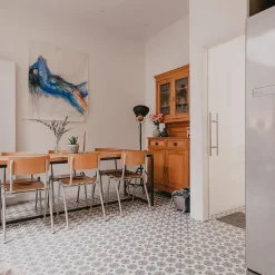 Les Carreaux De Jean  Carrelage Imitation Carreaux De Ciment 20x20 LA VILETTE Benoit Jaune - Les Carreaux de Jean