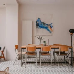 Les Carreaux De Jean  Carrelage Imitation Carreaux De Ciment 20x20 LA VILETTE Benoit Jaune - Les Carreaux de Jean