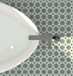 Les Carreaux De Jean  Carrelage Imitation Carreaux De Ciment 20x20 LA VILETTE Benoit Jaune - Les Carreaux de Jean