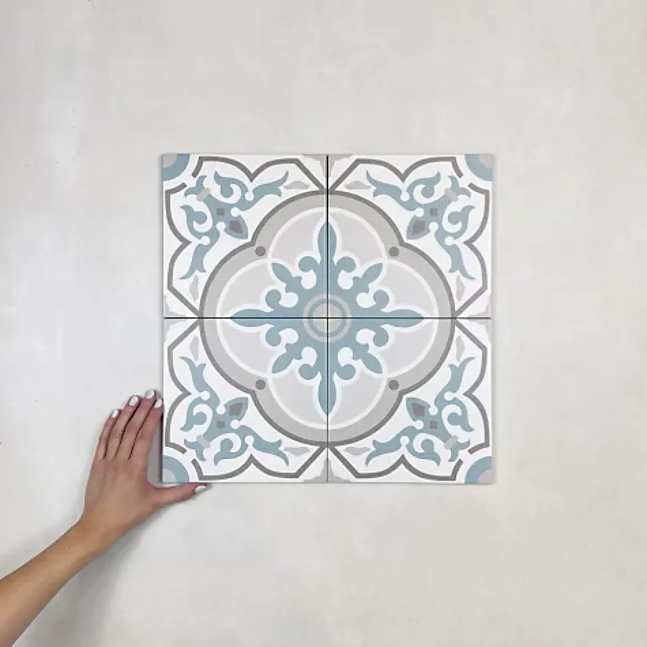 Les Carreaux De Jean Carrelage Imitation Carreaux de Ciment LA MADELEINE 20x20 Gaetine Classic - Les Carreaux de Jean