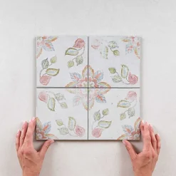 Carrelage Imitation Carreaux de Ciment Daphne FIORENTINA 15x15 - Les Carreaux de Jean-Les Carreaux De Jean Online