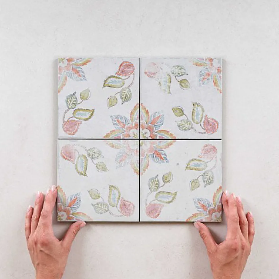 Carrelage Imitation Carreaux de Ciment Daphne FIORENTINA 15x15 - Les Carreaux de Jean-Les Carreaux De Jean Online