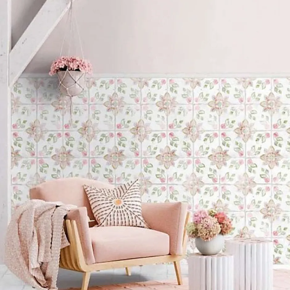 Carrelage Imitation Carreaux de Ciment Daphne FIORENTINA 15x15 - Les Carreaux de Jean-Les Carreaux De Jean Online