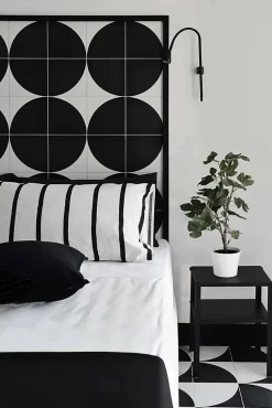 Carrelage Imitation Carreaux De Ciment 20x20 SCENARIO Tappeto 2B Nero - Les Carreaux de Jean-Les Carreaux De Jean  Outlet