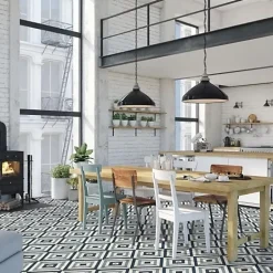 Carrelage Imitation Carreaux De Ciment LOFT FLOOR 20x20 Elyria - Les Carreaux de Jean-Les Carreaux De Jean Hot