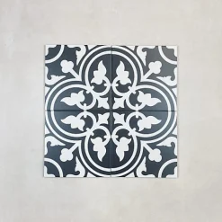 Les Carreaux De Jean Carrelage Imitation Carreaux de Ciment LA MADELEINE 20x20 Flora - Les Carreaux de Jean