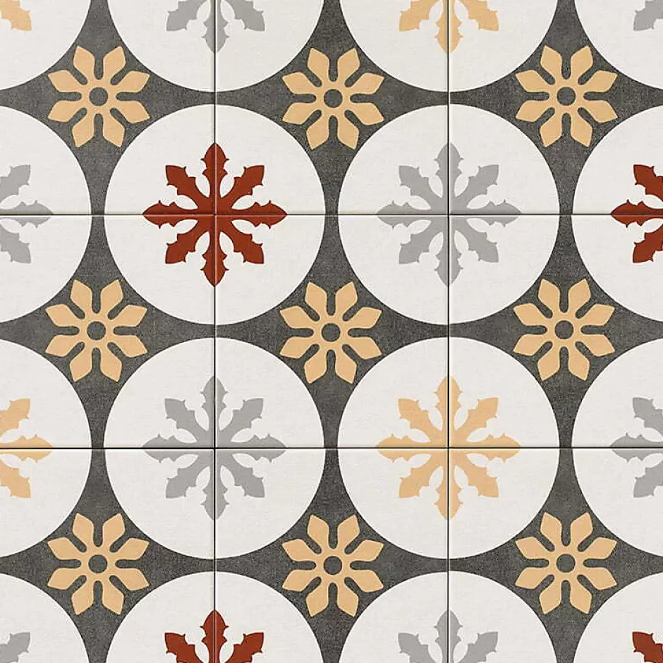 Carrelage Imitation Carreaux De Ciment 20x20 THREE CAPITALS Praga - Les Carreaux de Jean-Gioia Materia Outlet