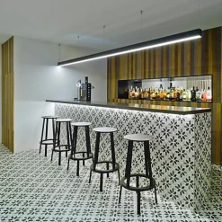 Les Carreaux De Jean Carrelage Imitation Carreaux de Ciment LA MADELEINE 20x20 Lyla Noir - Les Carreaux de Jean