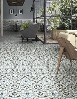 Gioia Materia Carrelage Imitation Carreaux De Ciment 20x20 THREE CAPITALS Viena - Les Carreaux de Jean