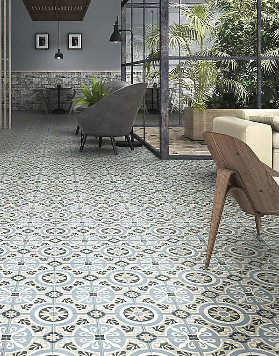 Gioia Materia Carrelage Imitation Carreaux De Ciment 20x20 THREE CAPITALS Viena - Les Carreaux de Jean