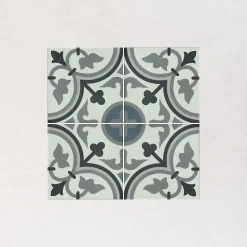 Les Carreaux De Jean Carrelage Imitation Carreaux De Ciment 20x20 LA VILETTE George Bleu - Les Carreaux de Jean