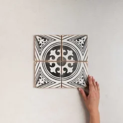 Les Carreaux De Jean  Carrelage Imitation Carreaux De Ciment 12,5x12,5 CASABLANCA Fida - Les Carreaux de Jean