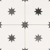 Carrelage Imitation Carreaux de Ciment Blanc Étoile STAR 44x44 White- Les Carreaux de Jean-Les Carreaux De Jean 