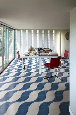 Carrelage Imitation Carreaux De Ciment 20x20 SCENARIO Tappeto 2B Blu - Les Carreaux de Jean-Les Carreaux De Jean  Online