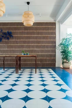 Carrelage Imitation Carreaux De Ciment 20x20 SCENARIO Tappeto 2B Blu - Les Carreaux de Jean-Les Carreaux De Jean  Online