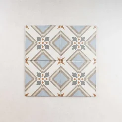 Gioia Materia Carrelage Imitation Carreaux de Ciment ART NOUVEAU DECOR 20x20 Turin Colour - Les Carreaux de Jean