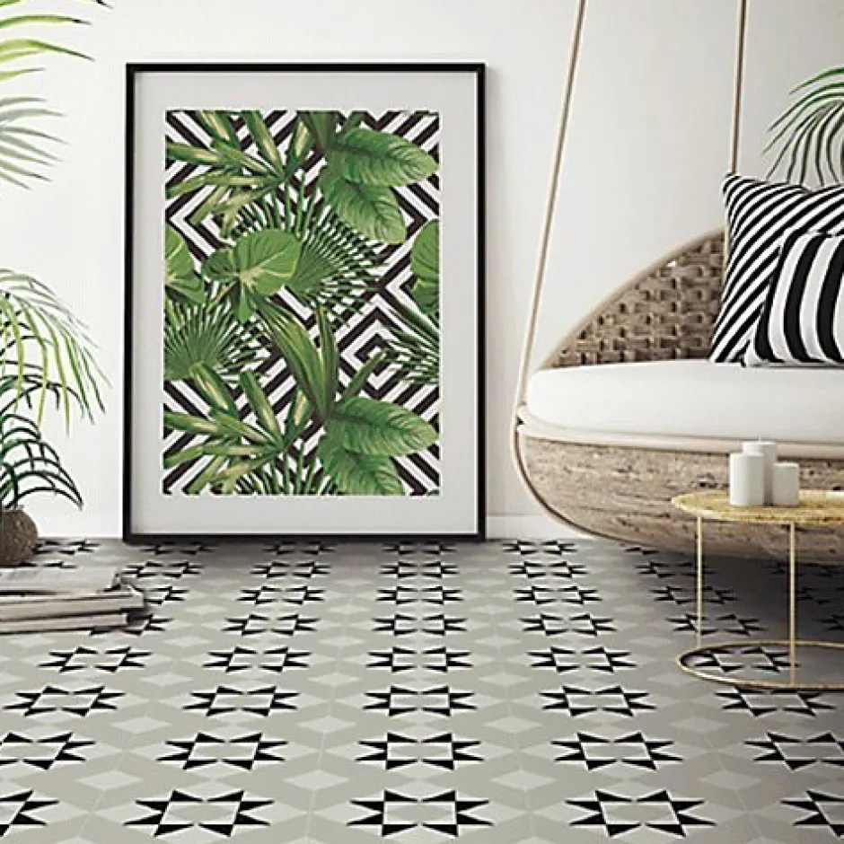 Les Carreaux De Jean Carrelage Imitation Carreaux de Ciment KOMPAS 20x20 Vita - Les Carreaux de Jean