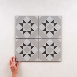 Les Carreaux De Jean Carrelage Imitation Carreaux de Ciment KOMPAS 20x20 Vita - Les Carreaux de Jean