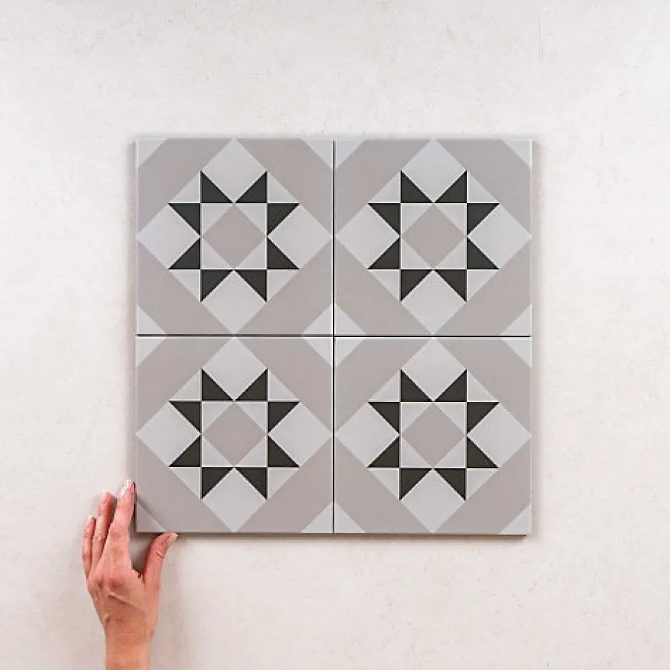 Les Carreaux De Jean Carrelage Imitation Carreaux de Ciment KOMPAS 20x20 Vita - Les Carreaux de Jean