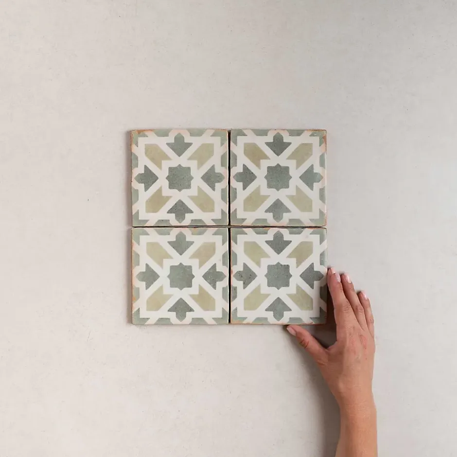 Carrelage Imitation Carreaux De Ciment 12,5x12,5 CASABLANCA Malik - Les Carreaux de Jean-Les Carreaux De Jean Best