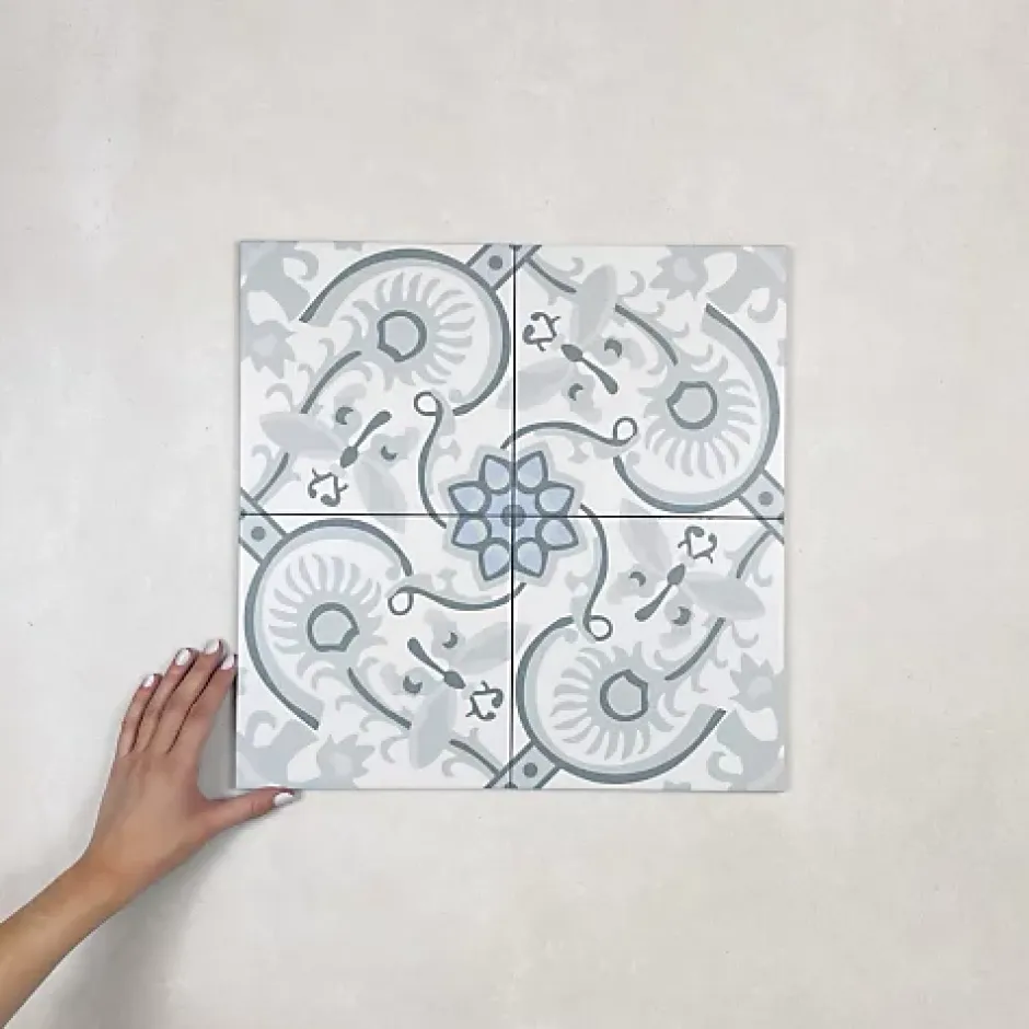 Carrelage Imitation Carreaux de Ciment LA MADELEINE 20x20 Papillon - Les Carreaux de Jean-Les Carreaux De Jean Hot