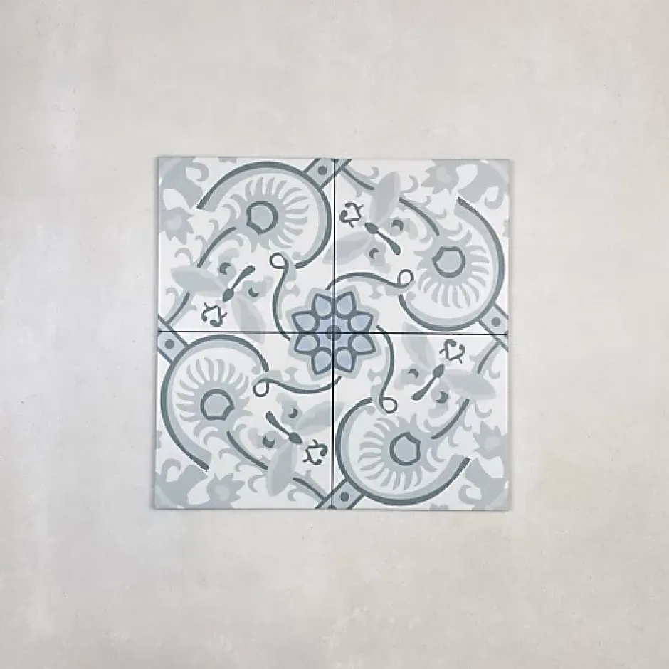 Carrelage Imitation Carreaux de Ciment LA MADELEINE 20x20 Papillon - Les Carreaux de Jean-Les Carreaux De Jean Hot