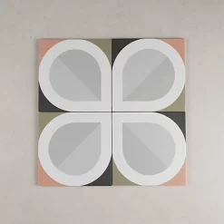 Gioia Materia Carrelage Imitation Carreaux de Ciment BAUHOME 20x20 Blatt Cold - Les Carreaux de Jean