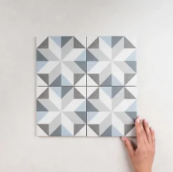 Carrelage Imitation Carreaux De Ciment 15x15 FIORELLA Gina - Les Carreaux de Jean-Les Carreaux De Jean  Sale