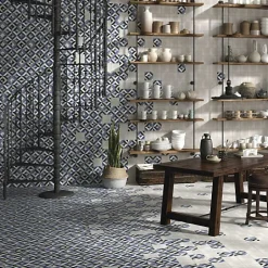 Carrelage Imitation Carreaux de Ciment FLEUR 15x15 Geraldine - Les Carreaux de Jean-Les Carreaux De Jean Best