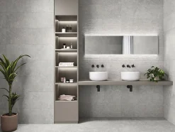 Tinker Carrelage imitation pierre Lastone Gris 80x80 cm