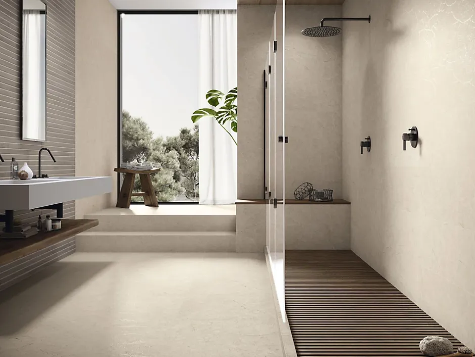 Tinker Carrelage imitation pierre Balt Beige 60x60 cm