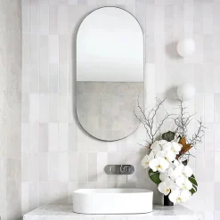 carrelage imitation zellige 6.5x20 cm MALEM WHITE-Concept Mosaïque Clearance