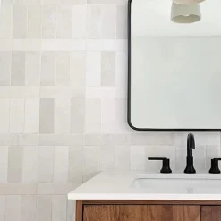 carrelage imitation zellige 6.5x20 cm MALEM WHITE-Concept Mosaïque Clearance