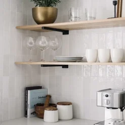 carrelage imitation zellige 6.5x20 cm MALEM WHITE-Concept Mosaïque Clearance