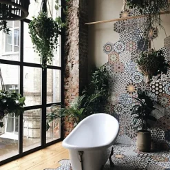 Carrelage interieur Imitation Carreaux de Ciment ANDALUSI MIX 28,5x33 - Les Carreaux de Jean-Les Carreaux De Jean  Online