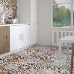 Carrelage interieur Imitation Carreaux de Ciment ANDALUSI MIX 28,5x33 - Les Carreaux de Jean-Les Carreaux De Jean Online