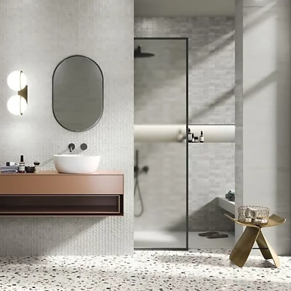 Les Carreaux De Jean Carrelage interieur TERRAZZO TRENDY 20x20 Mix - Les Carreaux de Jean