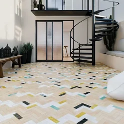 Les Carreaux De Jean  Carrelage intérieur Effet Zellige Turquoise BEJMAT 5x15 Lake - Les Carreaux de Jean