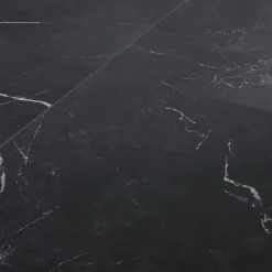 GoodHome Carrelage intérieur sol et mur effet marbre noir brillant L.59.5 x l.59.5 cm x ép.9 mm, Ultimate Marble