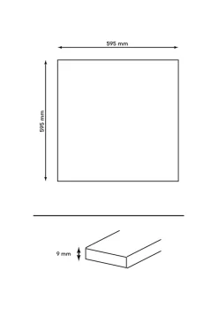 GoodHome Carrelage intérieur sol et mural Ultimate marble effet marbre L.59.5 cm x l.59.5 cm x Ep.0.9 cm blanc